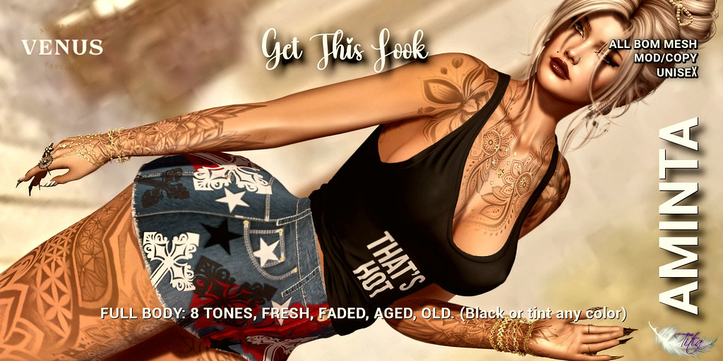 Venus Tattoos Blogger Of The Month Feb/26