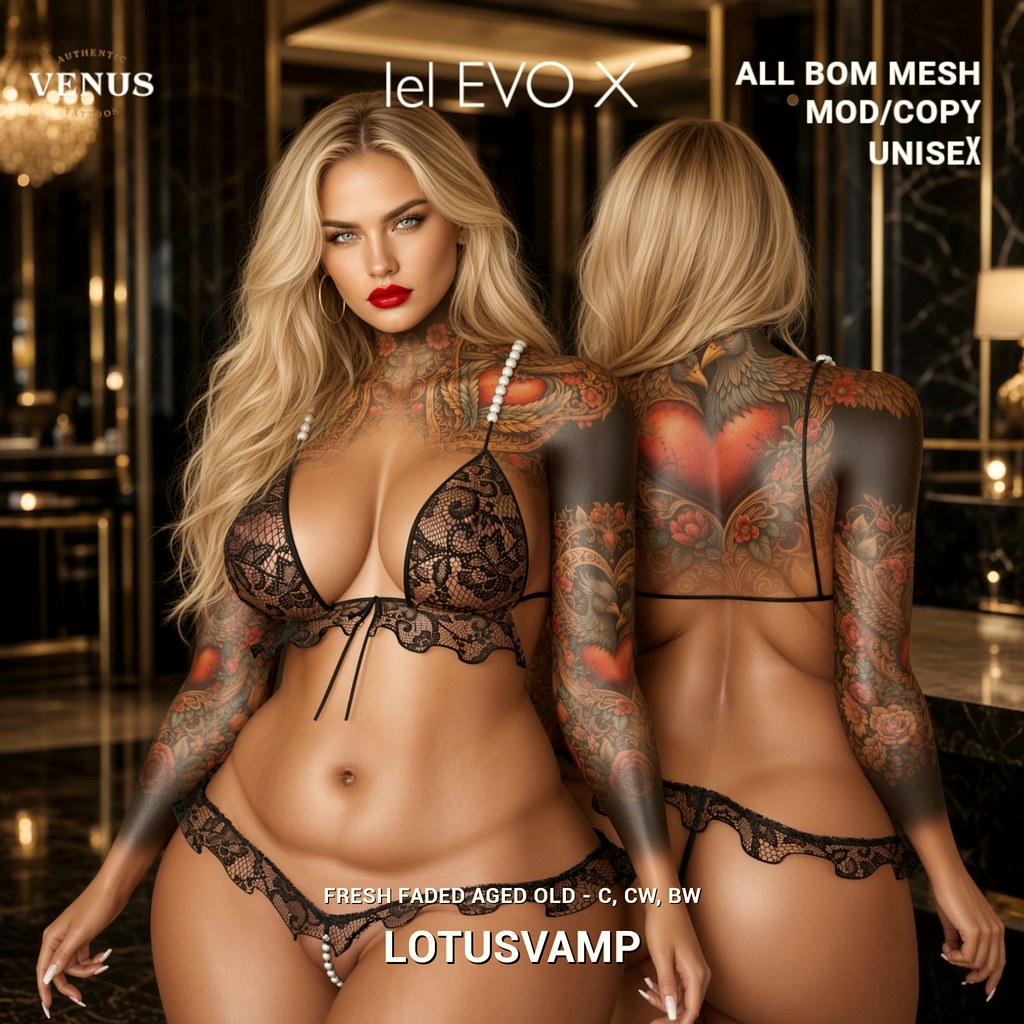 Venus LOTUS VAMP Tattoo